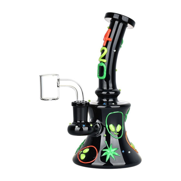 420 Alien Glow In The Dark Dab Rig - Glasss Station