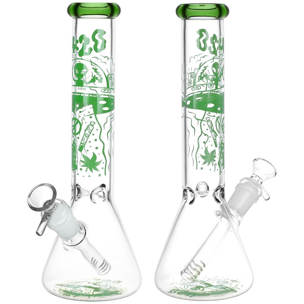 420 UFO Visitor Beaker Bong - Glasss Station