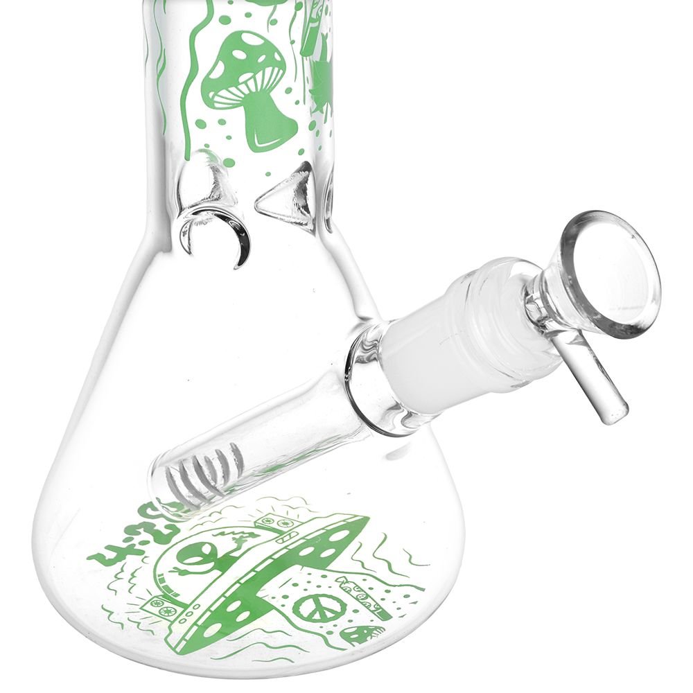420 UFO Visitor Beaker Bong - Glasss Station