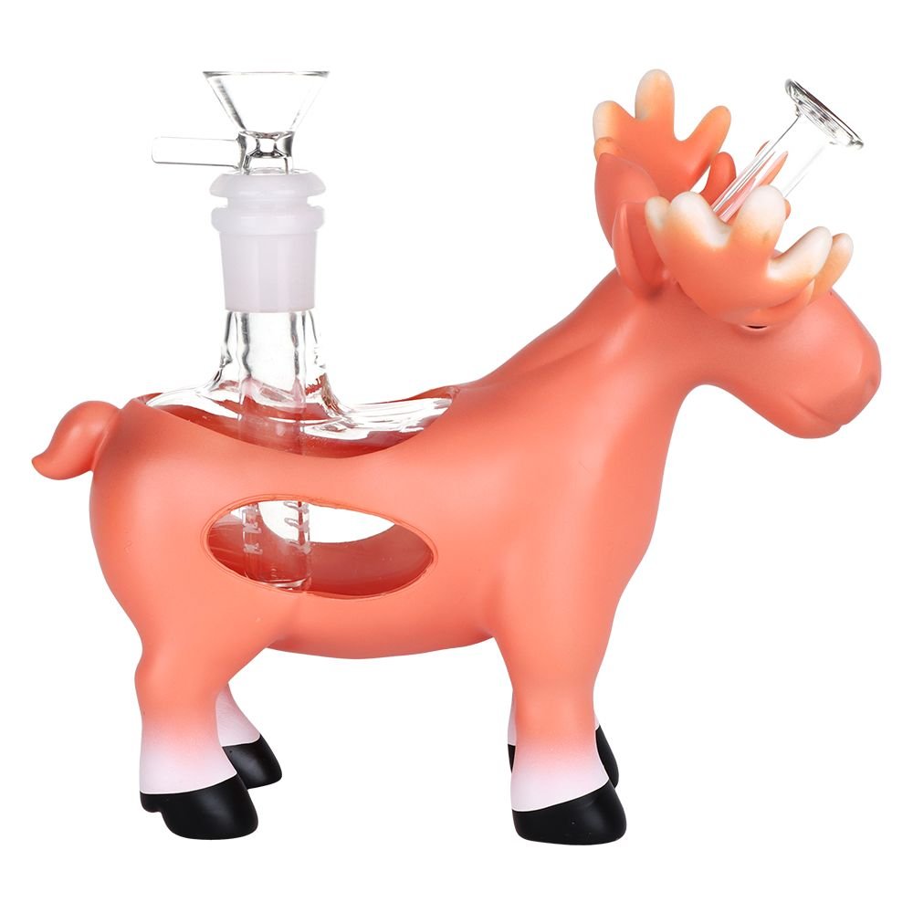 A - Moose Bouche Silicone & Glass Bubbler - Glasss Station