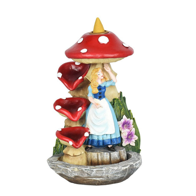 Alice In Wonderland Mushroom Backflow Incense Burner - Glasss Station