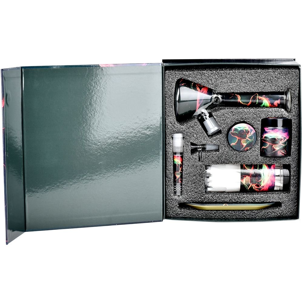 Alien Beaker Water Pipe Smoking Set - Glasss Station