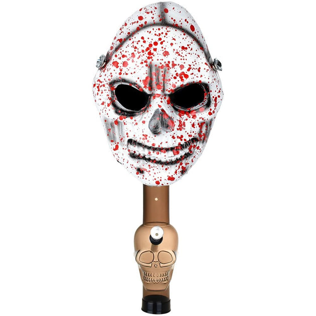 Bloody Skull Gas Mask & Acrylic Water Pipe - Glasss Station