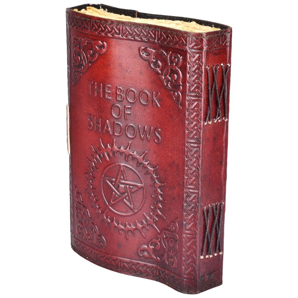 Book of Shadows Embossed Leather Journal - Glasss Station