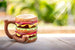 Burger Mug and Stash Jar Set - Glasss Station