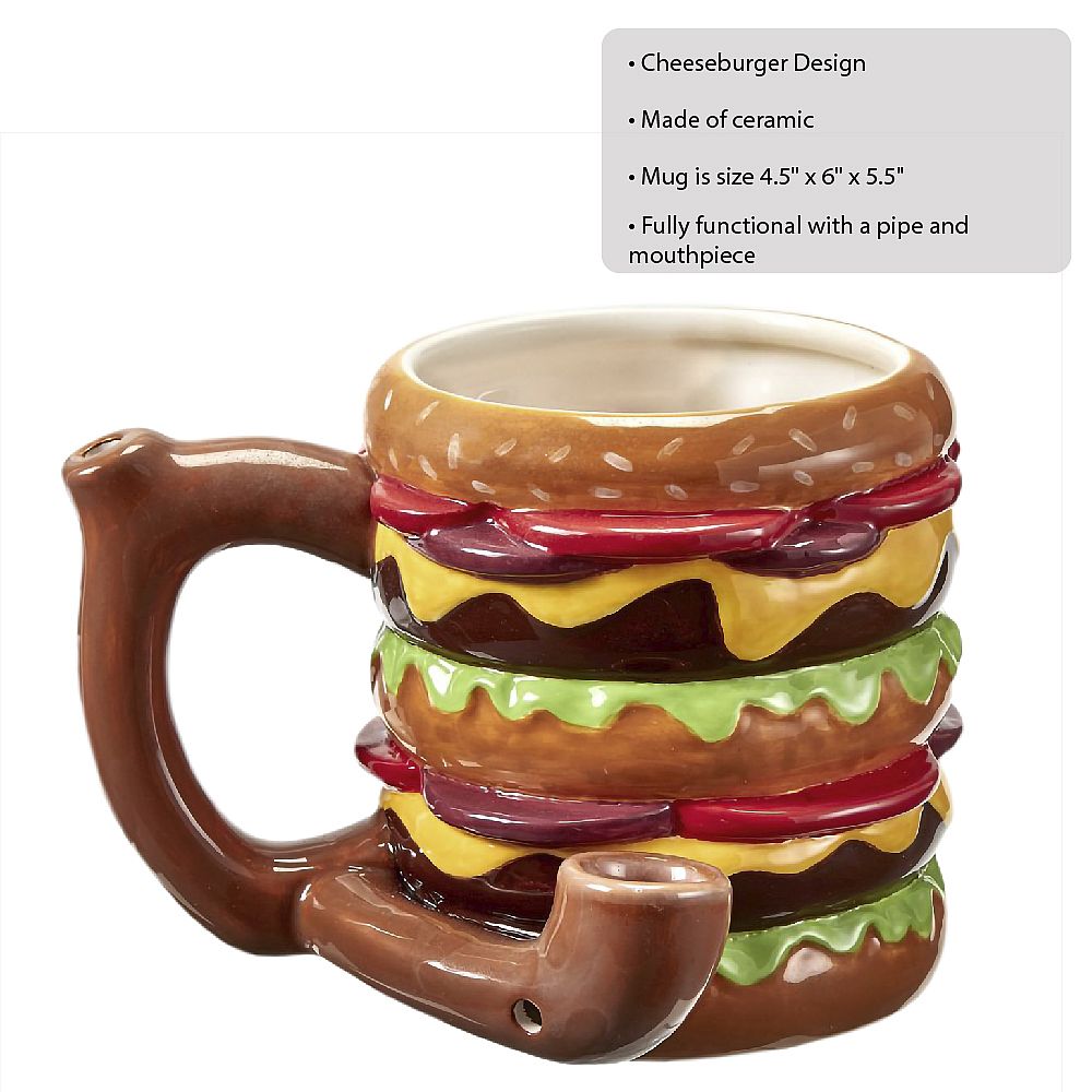 Burger Mug and Stash Jar Set - Glasss Station