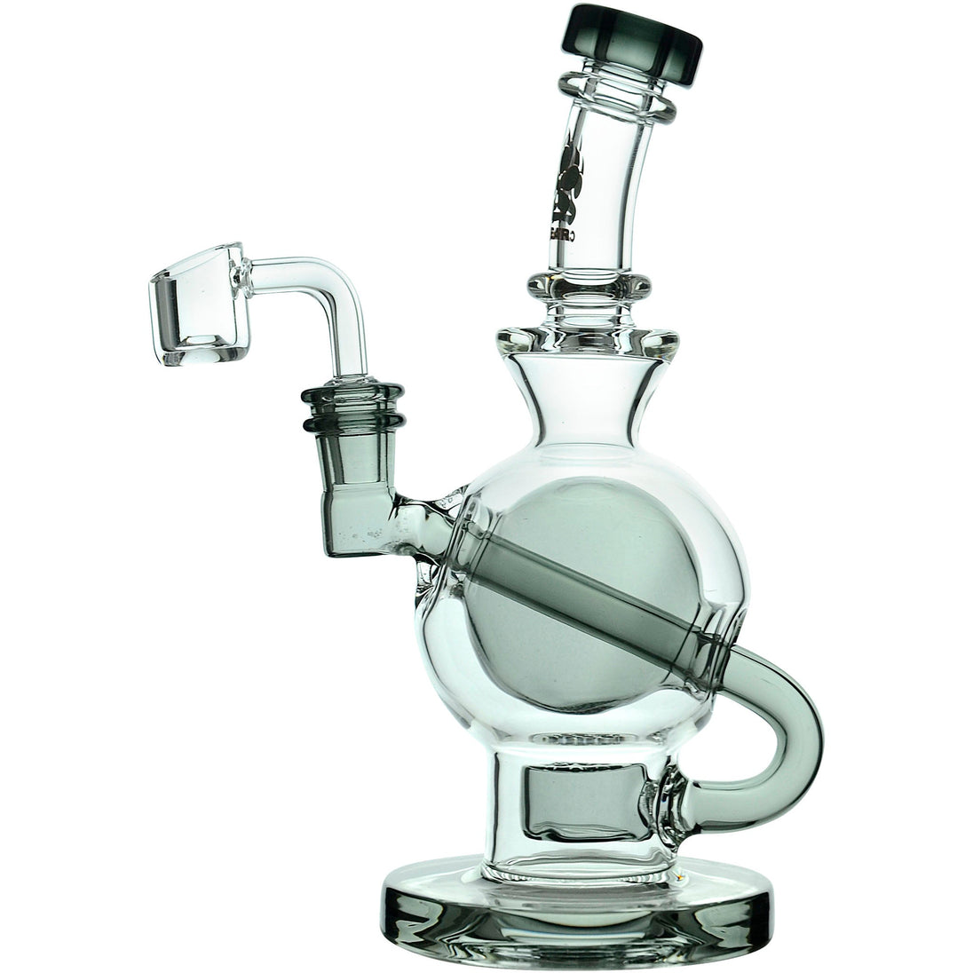 CaliBear Colored Ball Seed Of Life Recycler Rig - Glasss Station