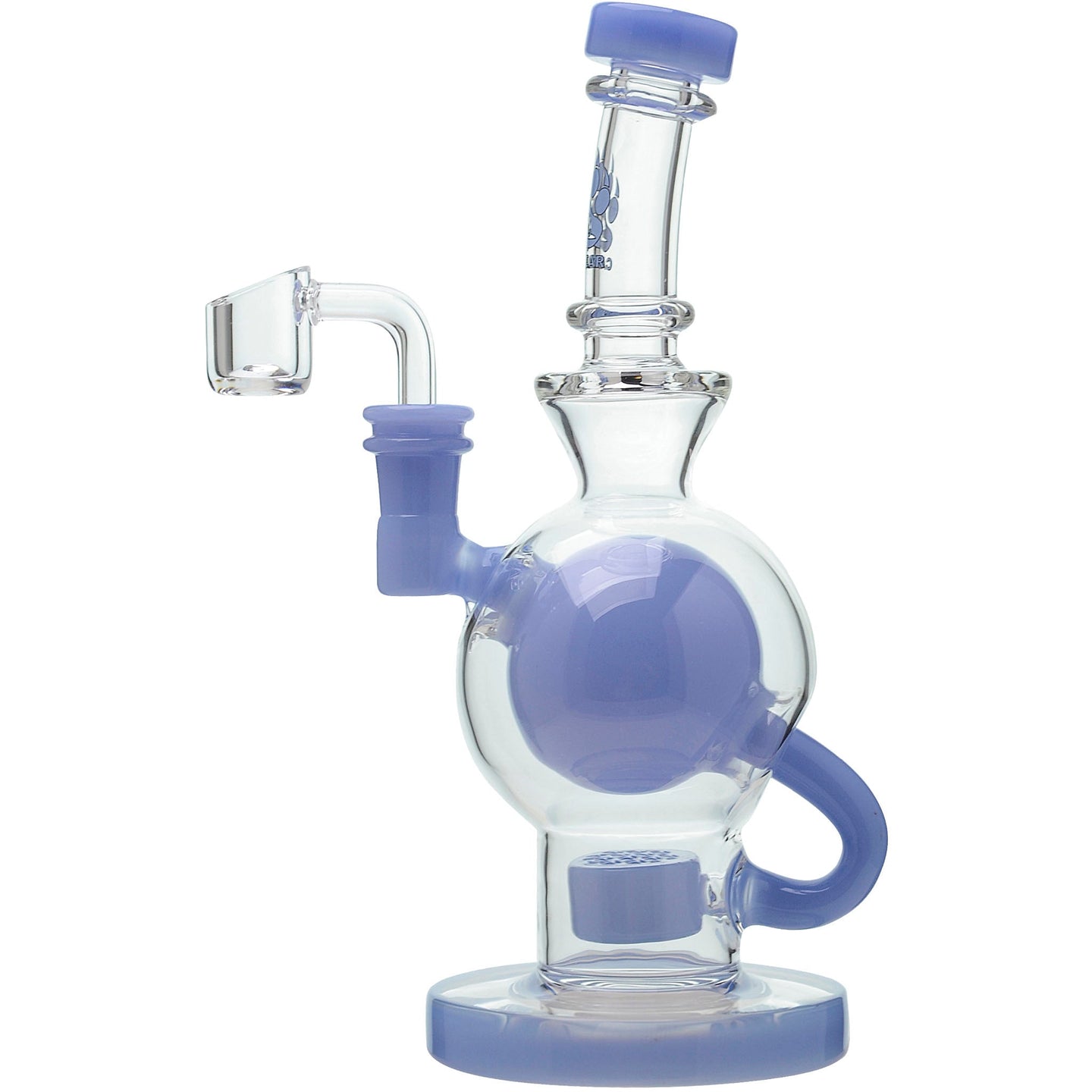 CaliBear Colored Ball Seed Of Life Recycler Rig - Glasss Station