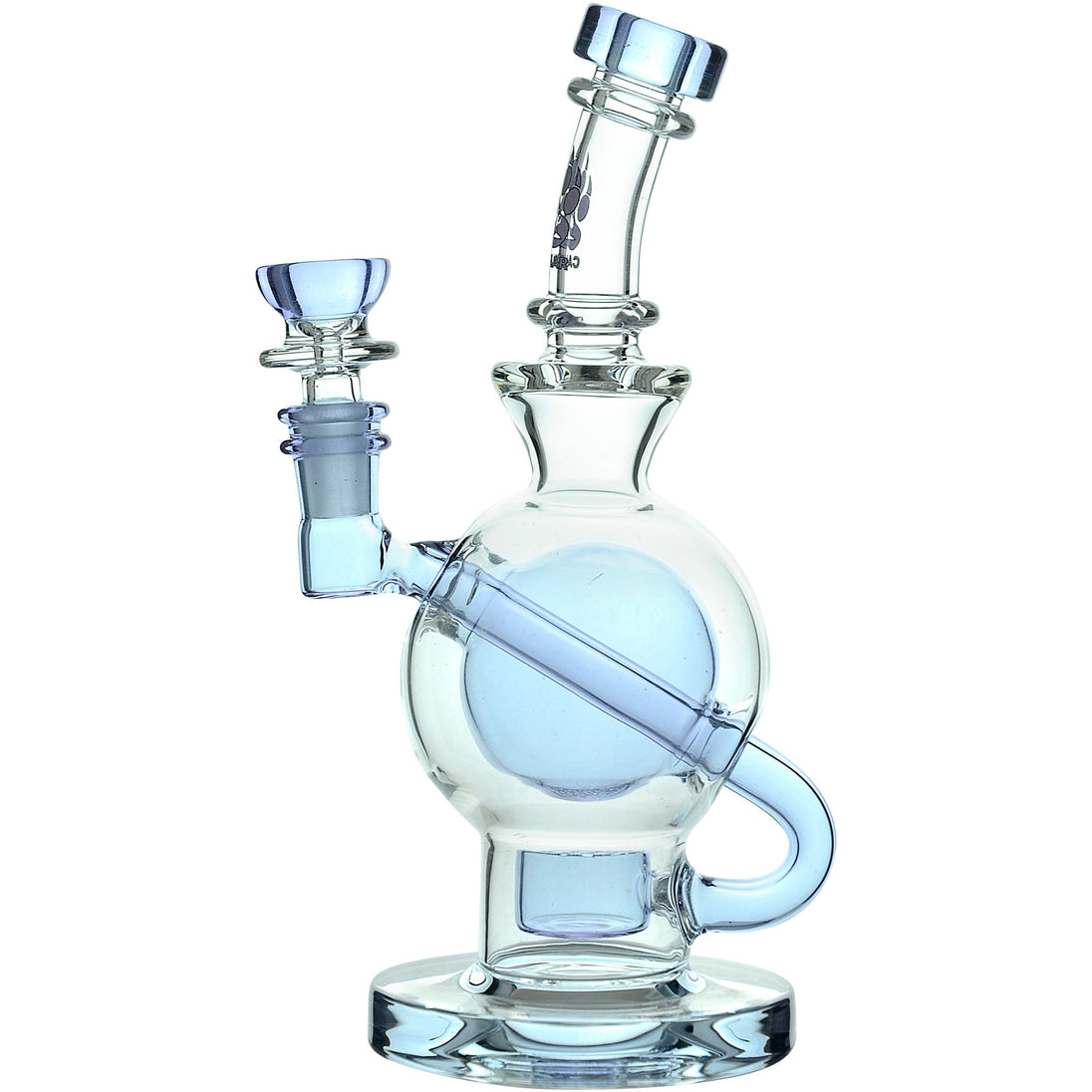 CaliBear Colored Ball Seed Of Life Recycler Rig - Glasss Station