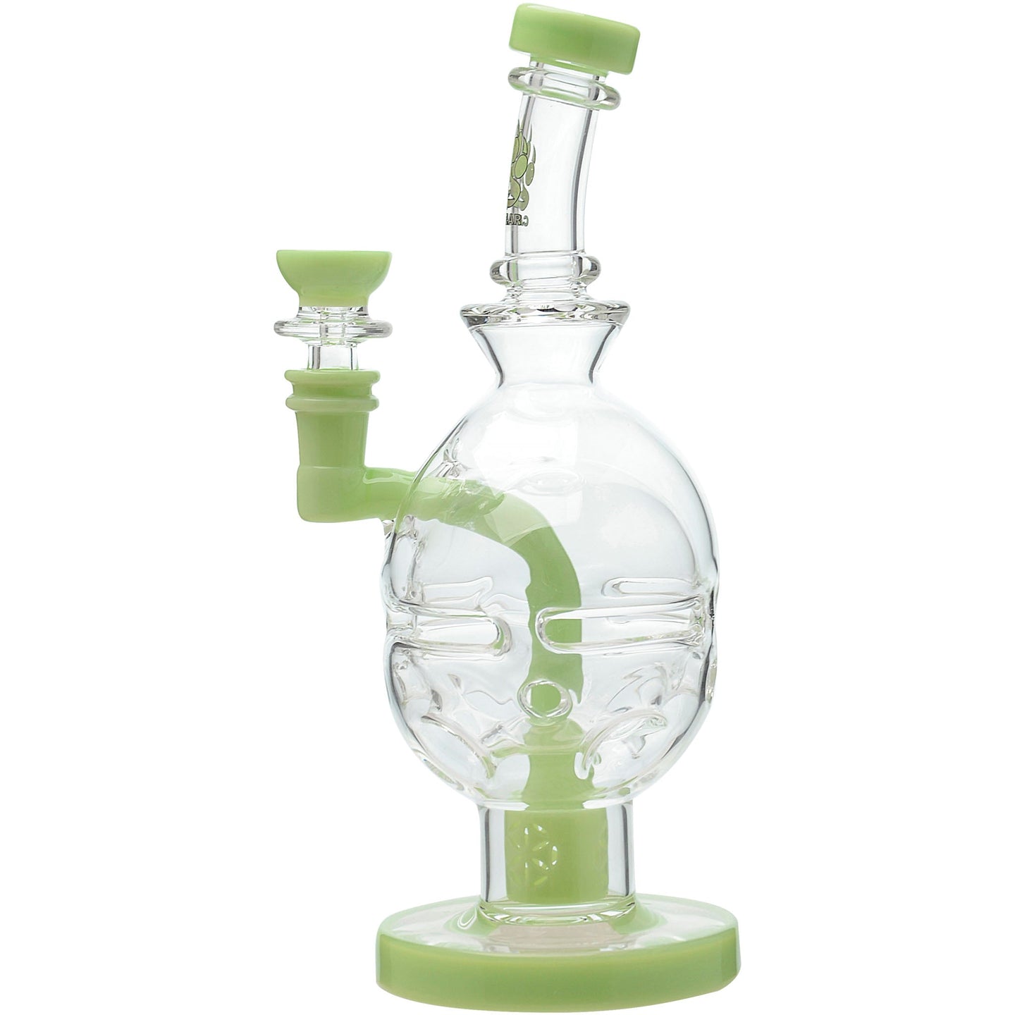 CaliBear Glass Fab Egg Seed Of Life Dab Rig - Glasss Station