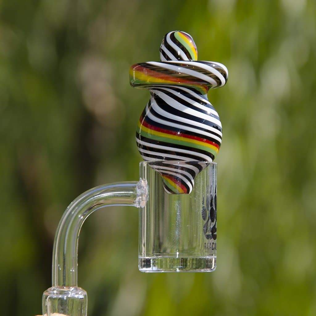Calibear Glass Wigwag Bubble Cap - Glasss Station