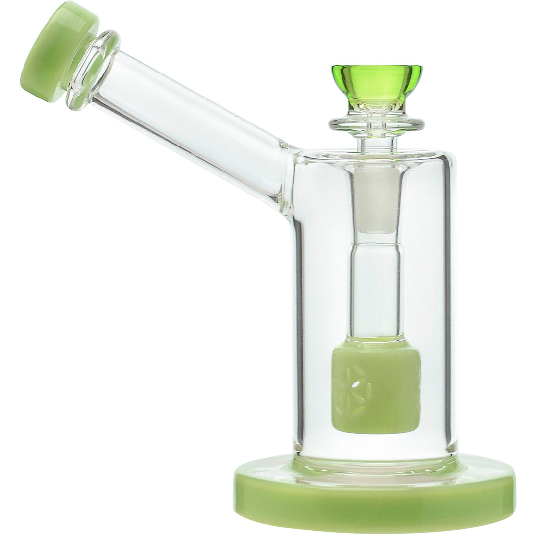 CaliBear Glassic Seed of Life Percolator Upright Bubbler - Glasss Station
