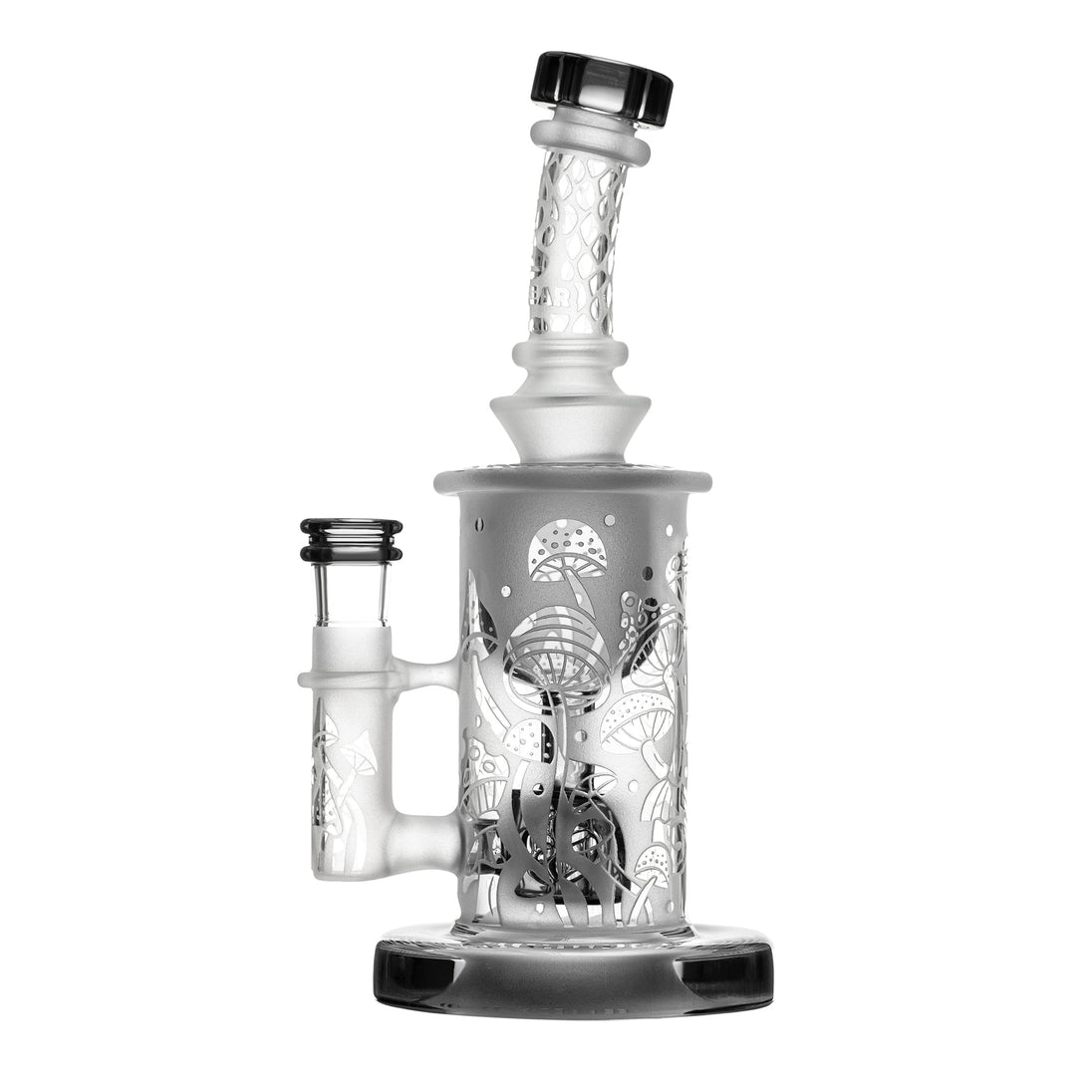 Calibear Sandblasted Seed Of Life Perc Torus Can Bong - Glasss Station