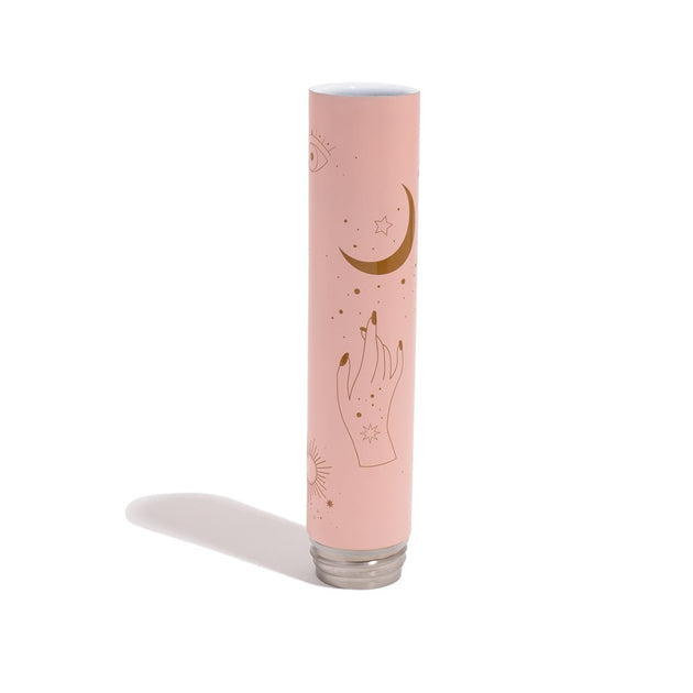 Chill Embossed Celestial Matte Pink Neckpiece - Glasss Station