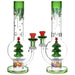 Christmas Cheer Glass Water Pipe - Glasss Station