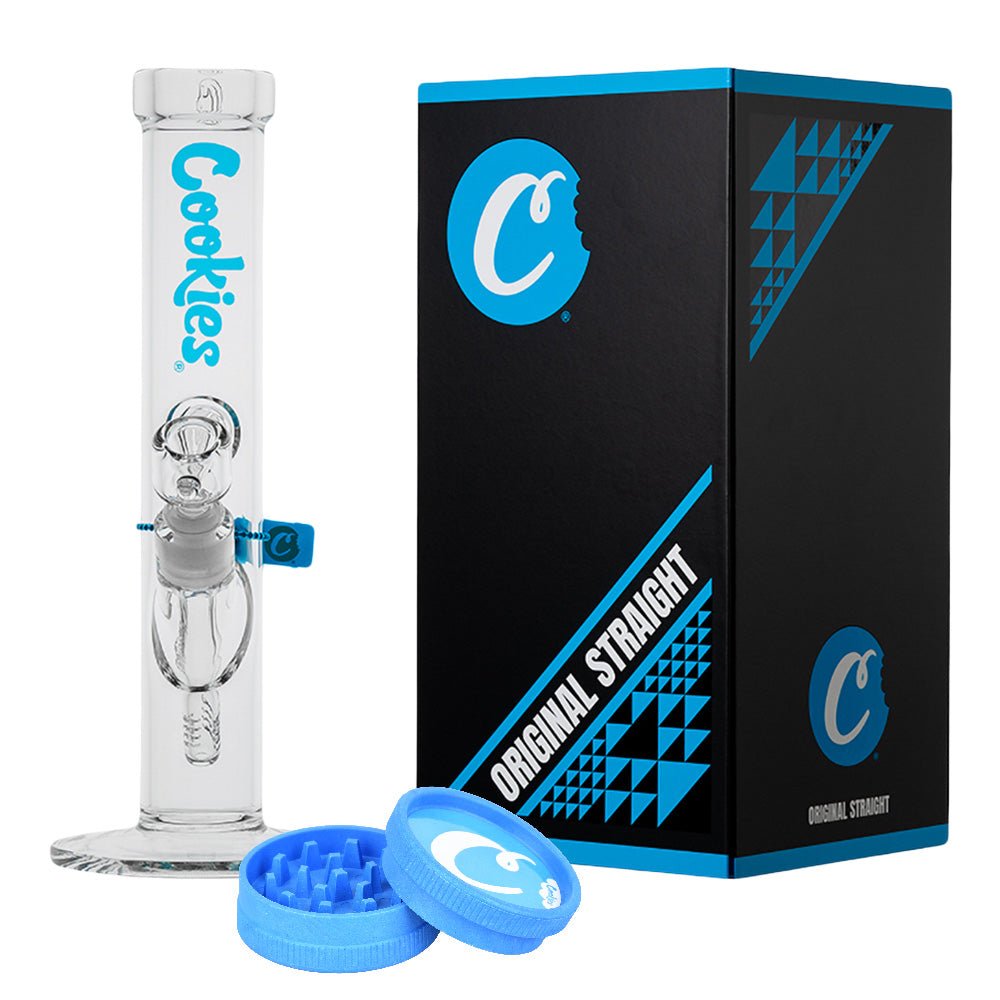 Cookies Original Straight Tube Water Pipe - Glasss Station