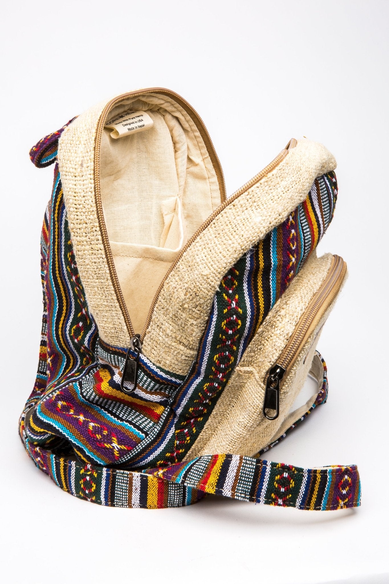 Core Hemp Bodhi Boho Mini Backpack Purse - Glasss Station