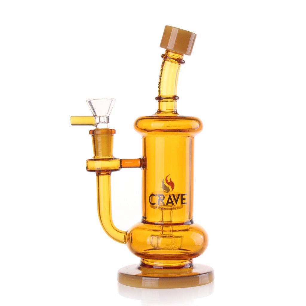 Crave Dual Chamber Recycler Rig - Glasss Station