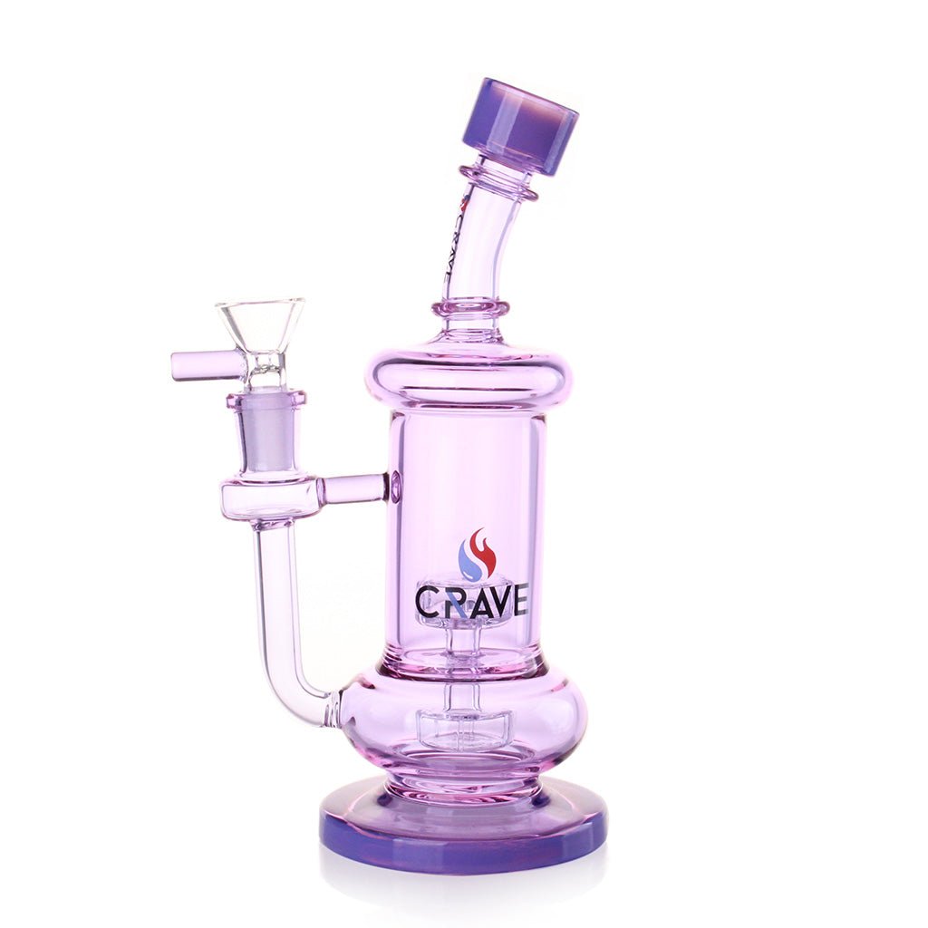 Crave Dual Chamber Recycler Rig - Glasss Station