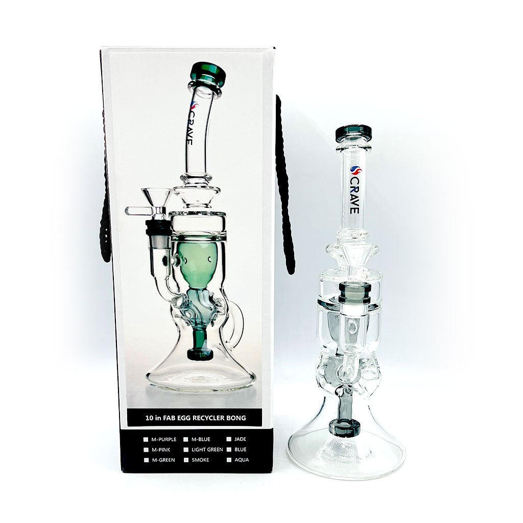 Crave Fab Egg 10" Recycler Rig - Glasss Station