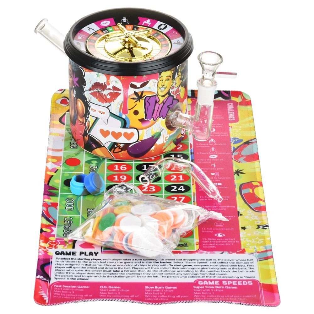 Dabtized Puff 'N' Play Roulette Water Pipe - Glasss Station