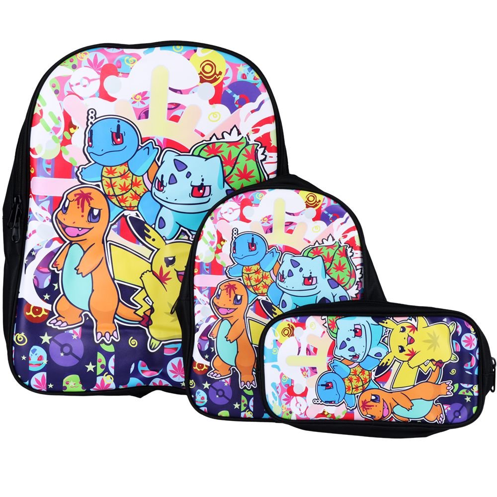 Dabtized Smoker Anime Backpack 3 Piece Set - Glasss Station