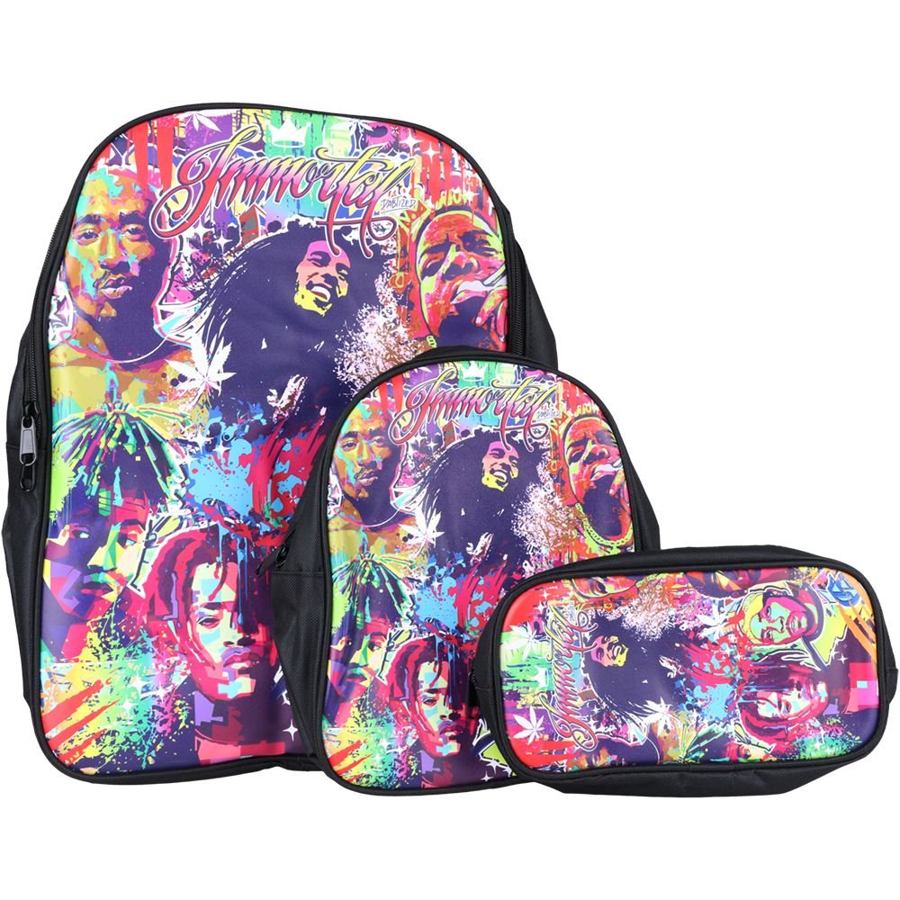 Dabtized Smoker Music Legendz Backpack 3 Piece Set - Glasss Station