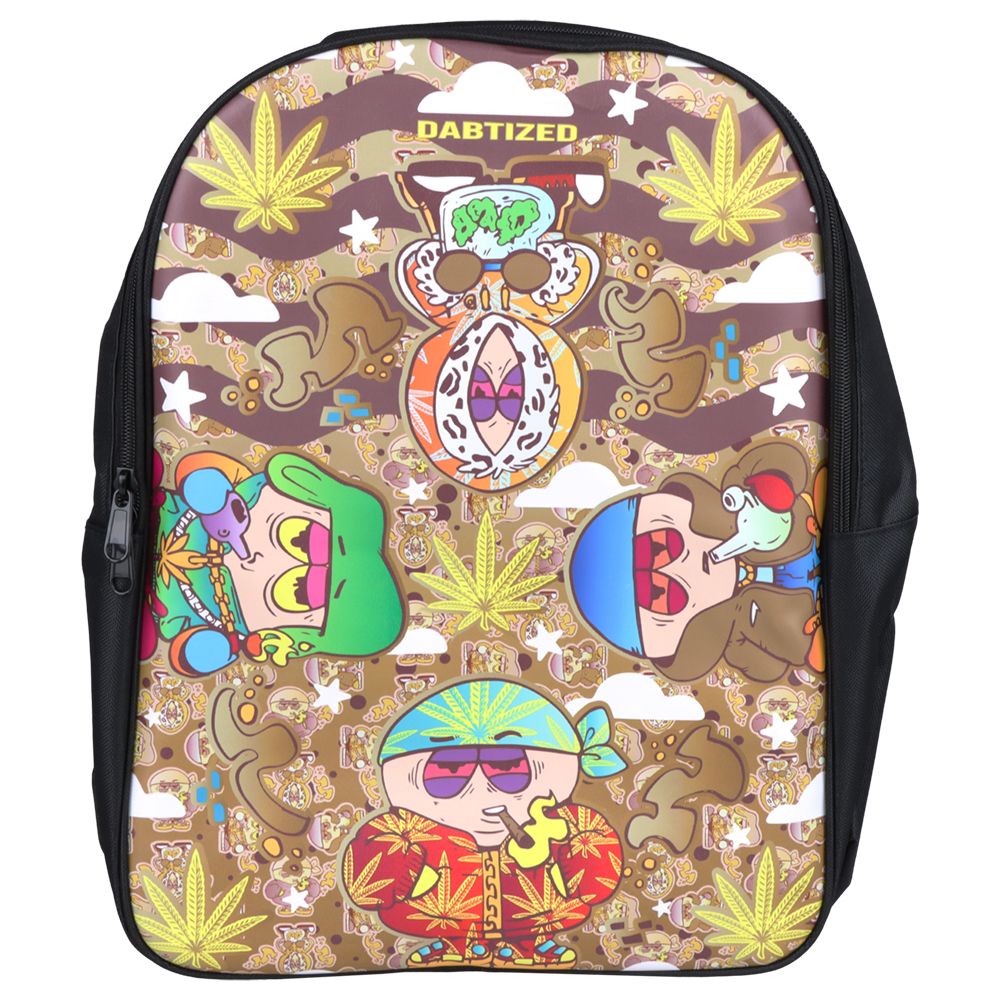 Dabtized Smoker Toon Characters Backpack 3 Piece Set - Glasss Station