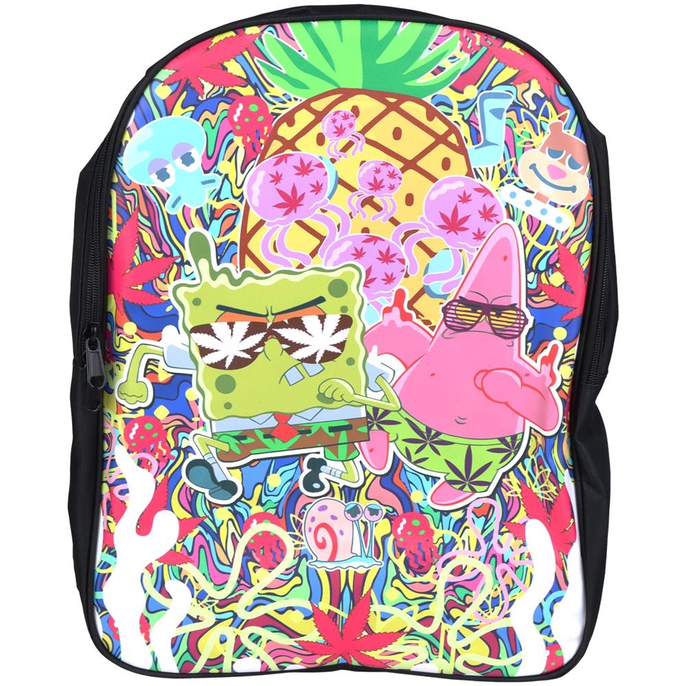 Dabtized Smoker Toon Characters Backpack 3 Piece Set - Glasss Station