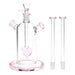 Date Night Heart Perc Dual Neck Water Pipe - Glasss Station