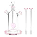 Date Night Heart Perc Dual Neck Water Pipe - Glasss Station