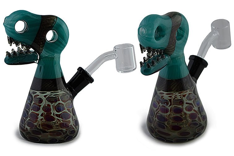 Dino Head Dichro Glass Rig - Glasss Station