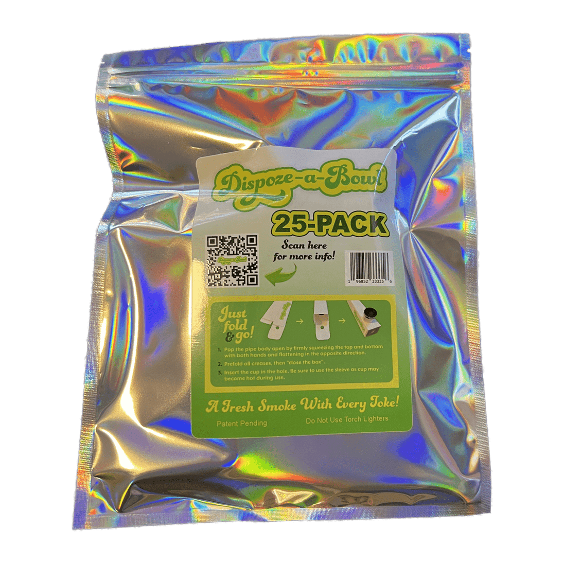 Dispoze - a - Bowl 25 Pack Smoking Pipes - Glasss Station