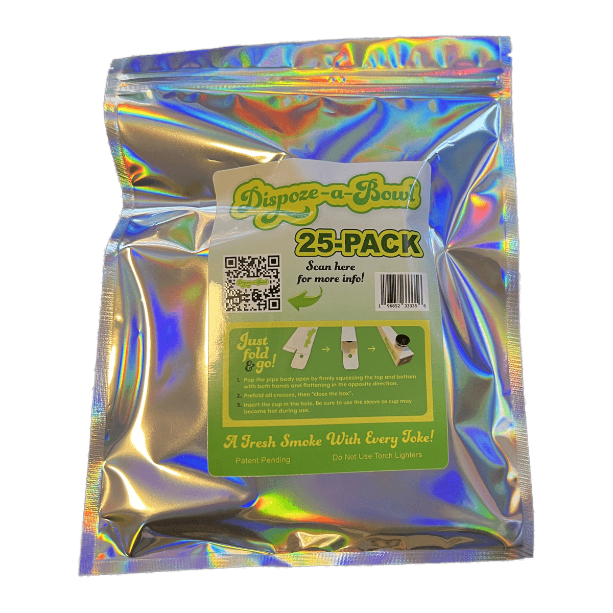 Dispoze - a - Bowl 25 Pack Smoking Pipes - Glasss Station