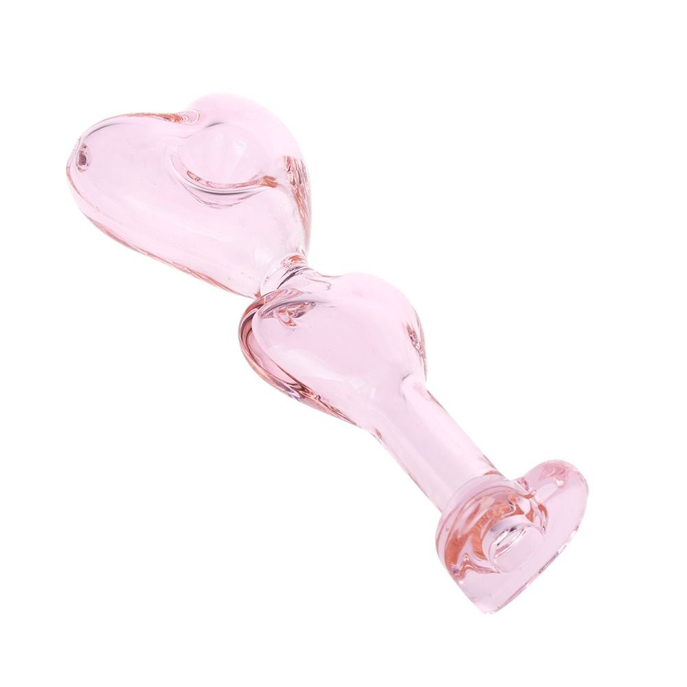 Double Love Glass Hand Pipe - Glasss Station
