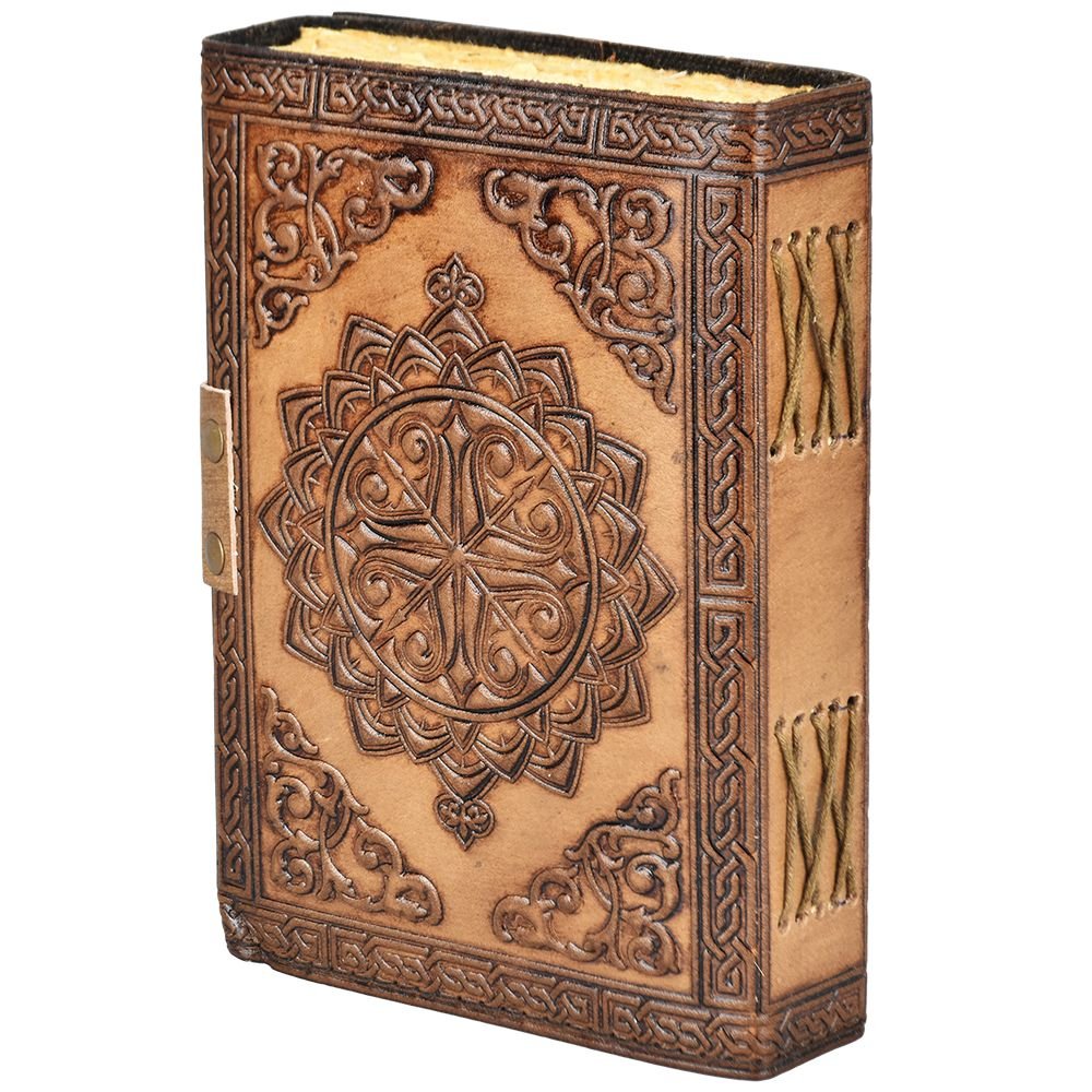 Fairy Guardian Embossed Leather Journal - Glasss Station