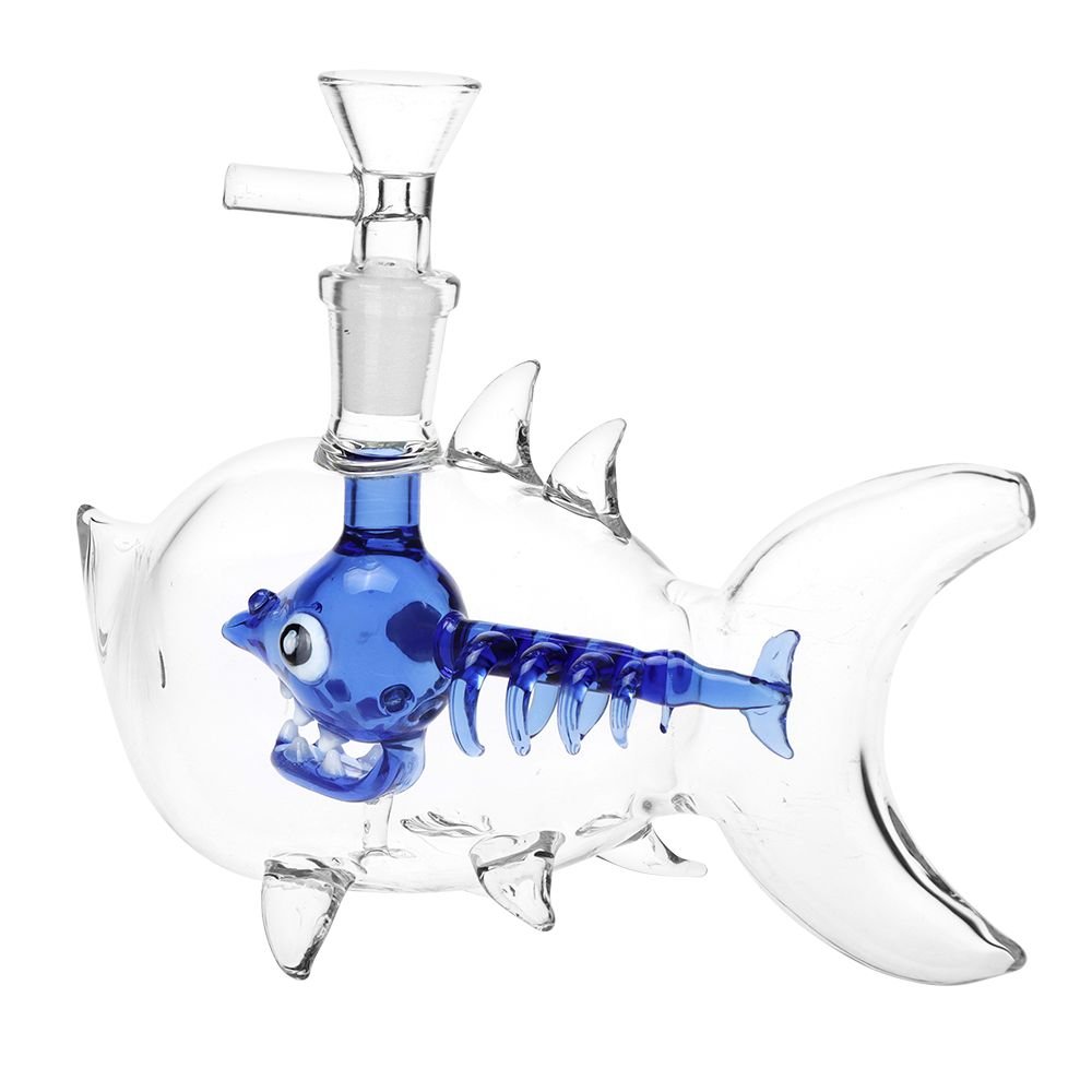 Fish Bone Glass Bubbler - Glasss Station