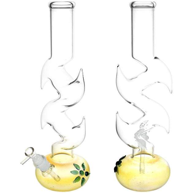 Floral Diablo Water Pipe - Glasss Station