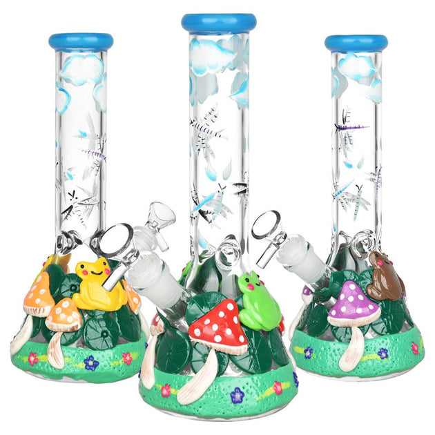 Froggy Friend Fun-Guy Beaker Water Pipe - Glasss Station