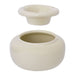 Fujima Moroccan Ceramic White Pearl Ashtray - Glasss Station