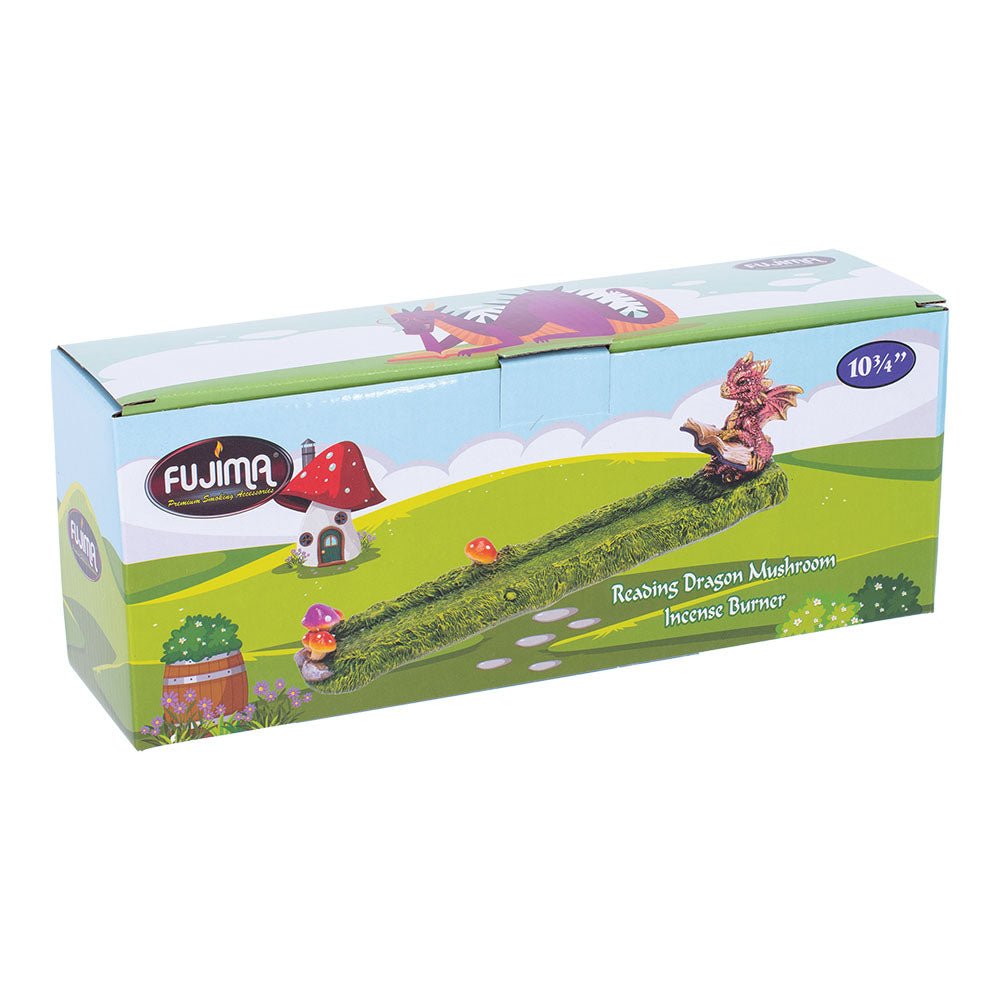 Fujima Reading Dragon Mushroom Incense Burner - Glasss Station