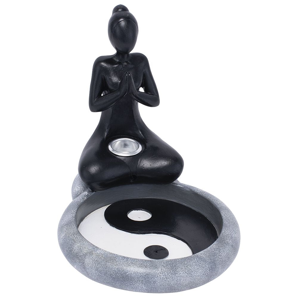 Fujima Yin Yang Yoga Incense Burner - Glasss Station