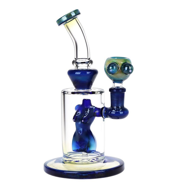 Fumed Nude Bod Glass Water Pipe - Glasss Station
