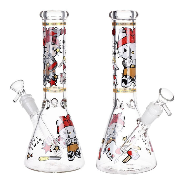 Gangster Cat Beaker Bong - Glasss Station