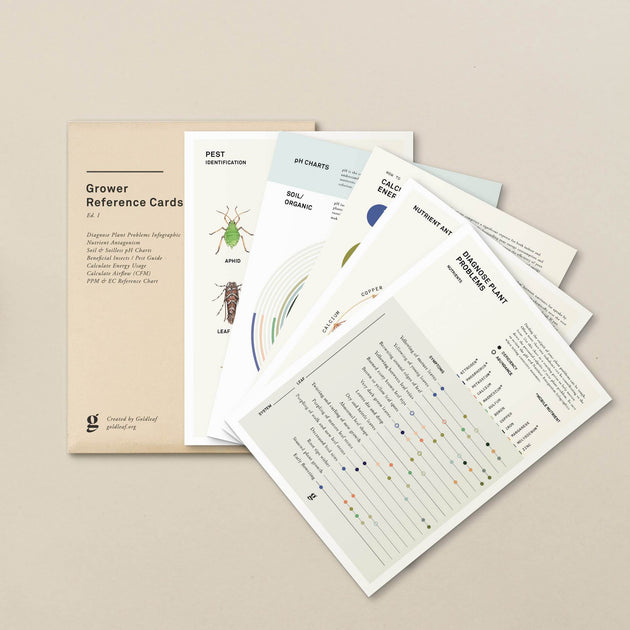 Goldleaf Grower Reference Cards - Glasss Station