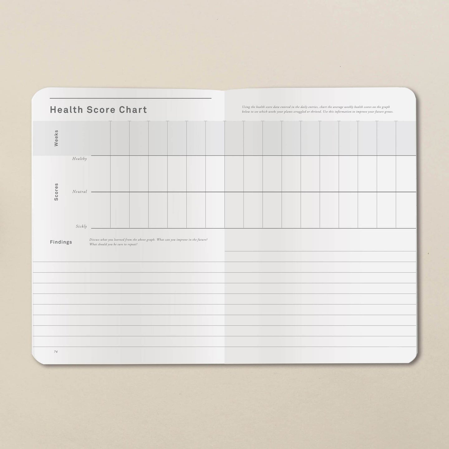 Goldleaf Home Grow Cannabis Planner Journal - Glasss Station