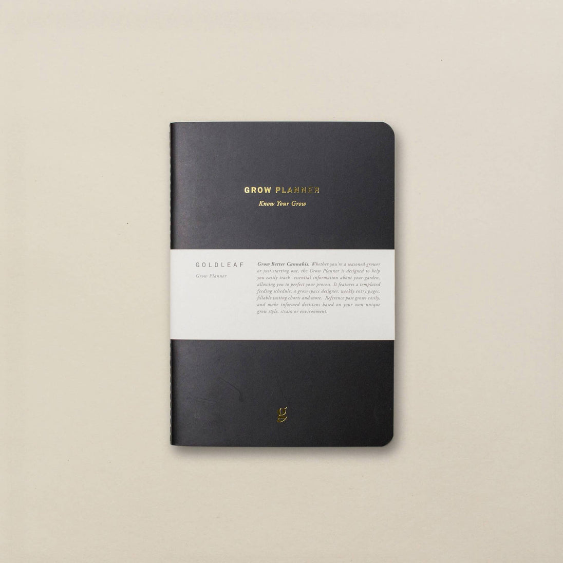 Goldleaf Home Grow Cannabis Planner Journal - Glasss Station