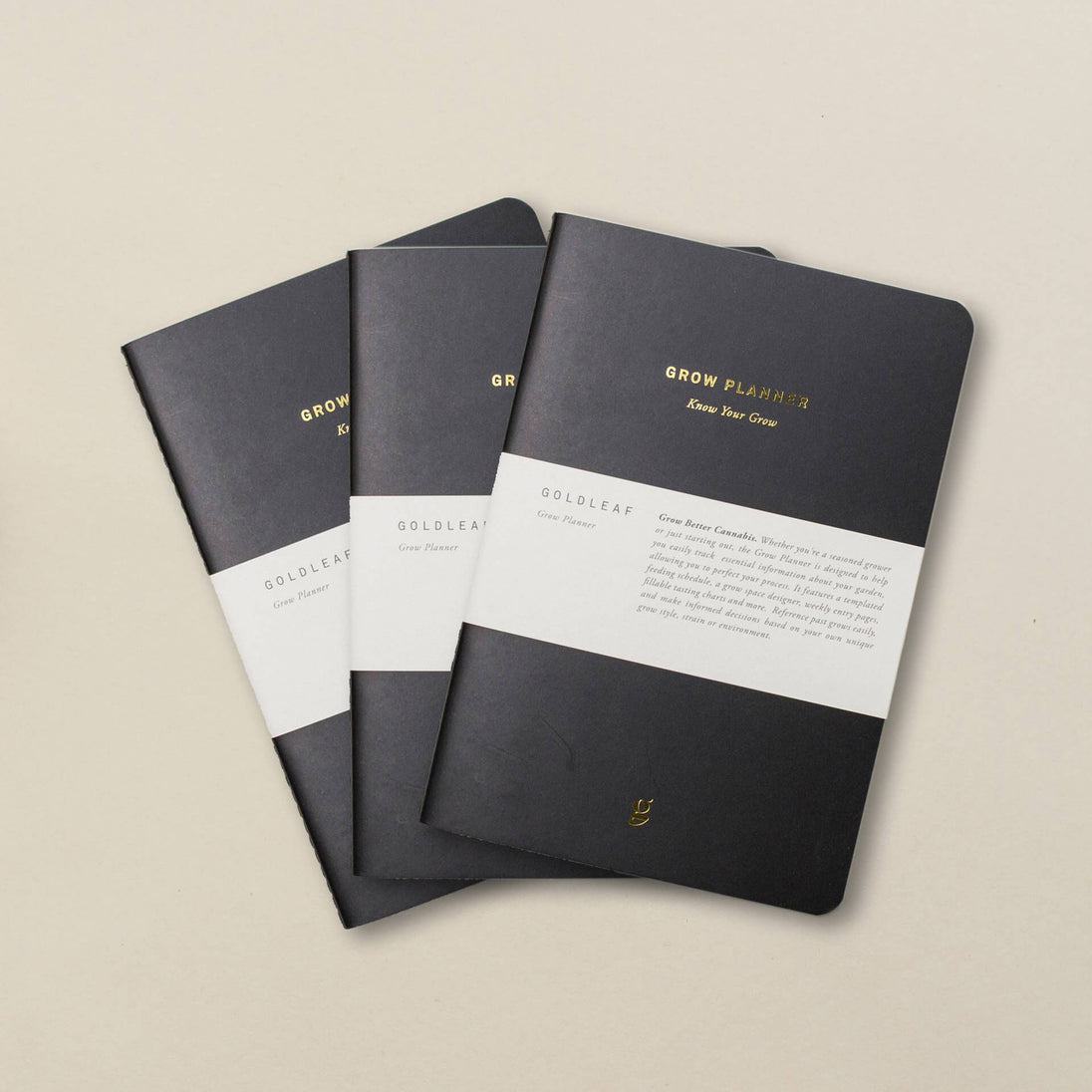 Goldleaf Home Grow Cannabis Planner Journal - Glasss Station