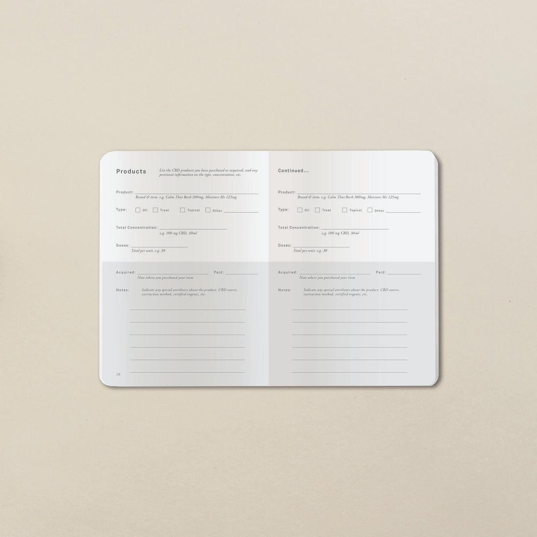 Goldleaf The Pet CBD Jotter Journal - Glasss Station