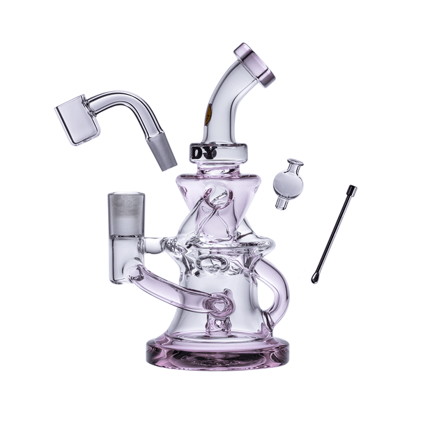 Goody Glass Miss Swiss Mini Dab Rig 4 - Piece Kit - Glasss Station